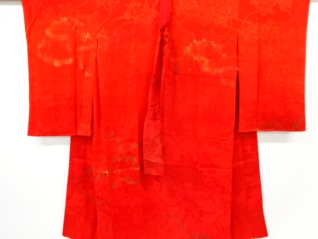 アンティーク着物 ] - 縮緬・錦紗 アンティーク 紋錦紗金砂子雲